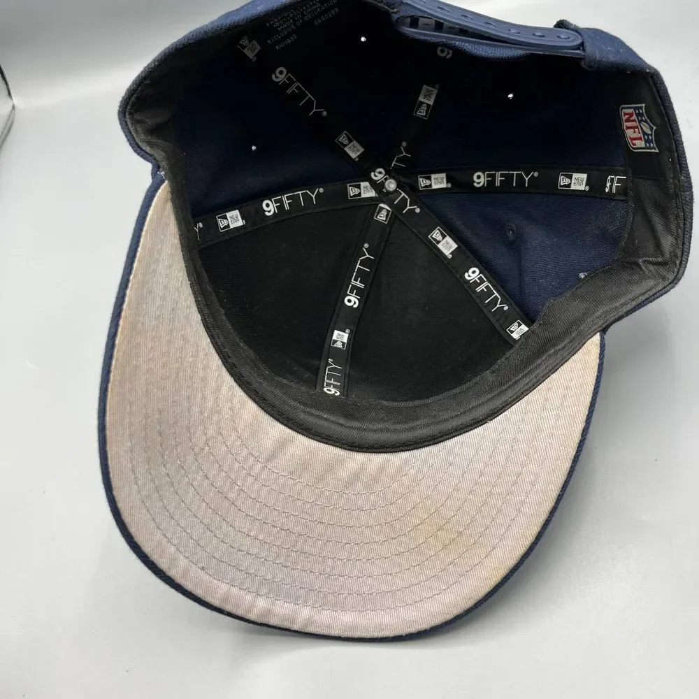 Dallas Cowboys Hat Men Blue Gray 9Fifty New Era NFL Snap‎ Back Cap
